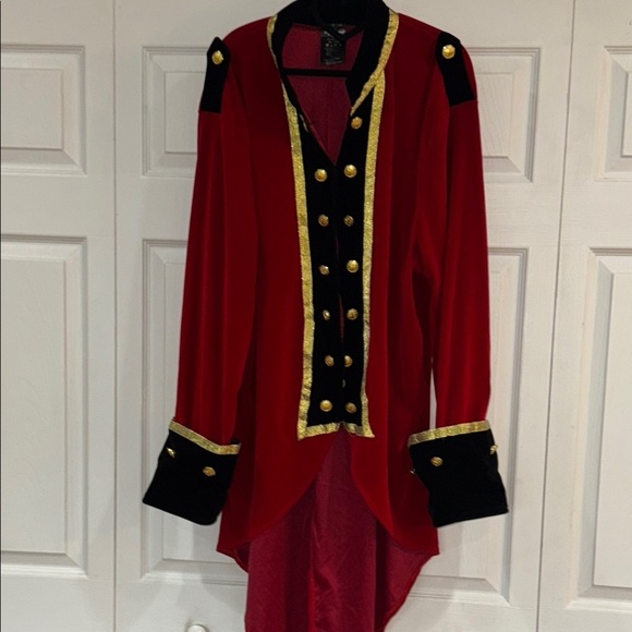 Leg Avenue mens Mens Velvet Regency Coat Costume - Picture 4 of 9